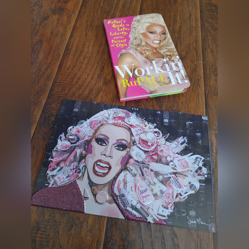 Jason Mecier RuPaul metal art with certificate bundle Box included